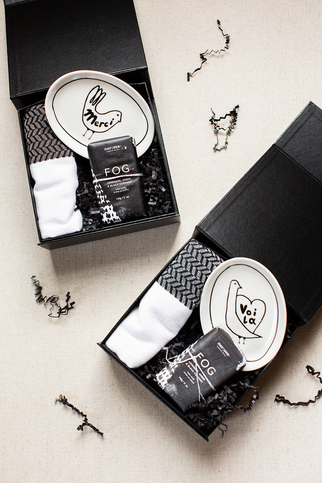 Black and White Host Gift Box